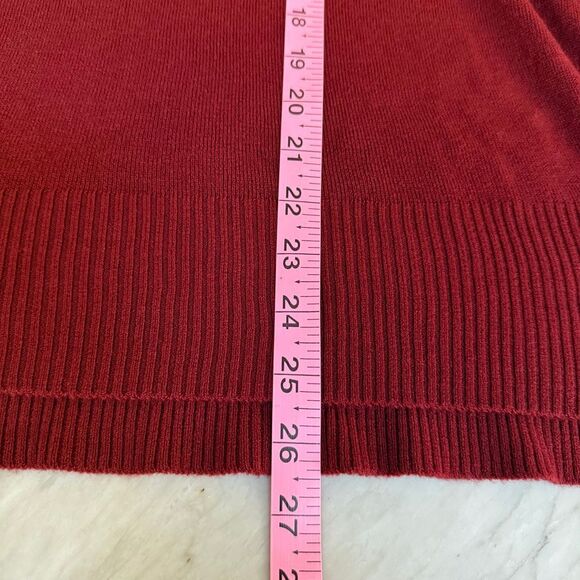 DG2 by Diane Gilman Lux Touch Turtleneck Sweater with Lace-Up Sides size M NWT - Picture 6 of 7